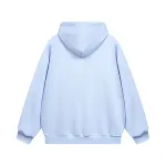 Moletom solto com capuz, bordado de corrente de gatinho e borboleta. Perfeito para um visual casual e confortável, ideal para o dia a dia. — foto 7
