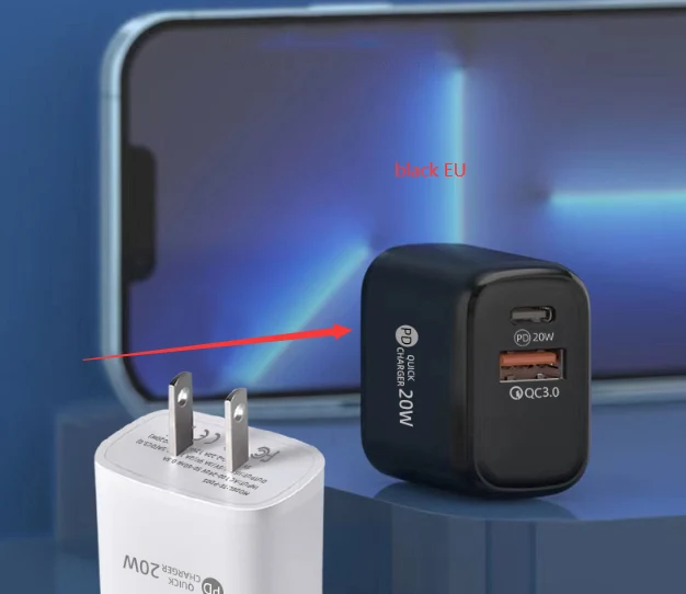 Carregador para celular com carregamento rápido PD20W, ideal para carregar seu smartphone de forma eficiente e segura com tecnologia Power Delivery. — foto 5