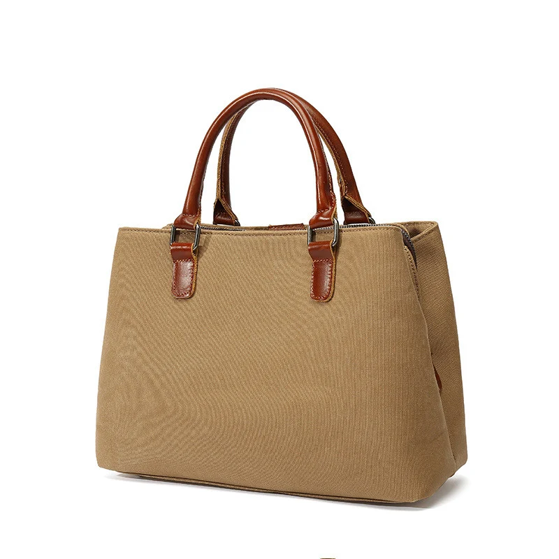Bolso Diagonal de Lona Impermeable Portátil para Mujer Casual Ideal para el Día a Día, Resistente al Agua y Fácil de Transportar — foto 3