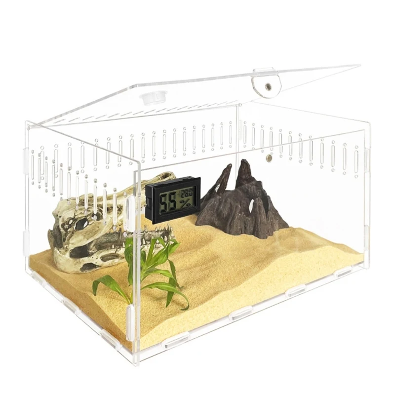 Title 7, Insect Feeding Box Clear Acrylic Container Terr...