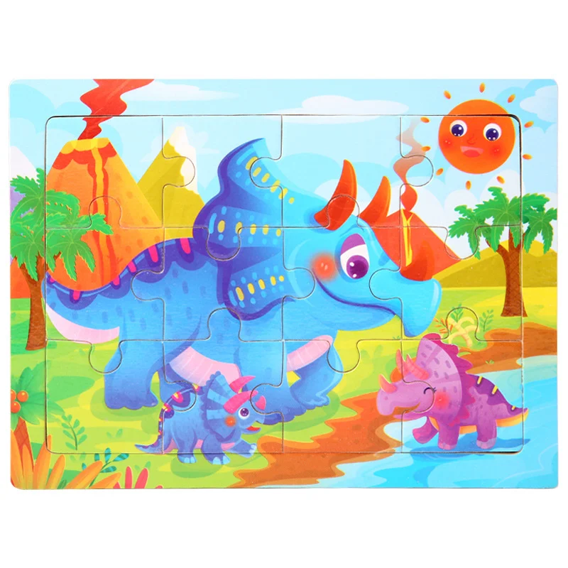 Children's Animal Cartoon Plane Puzzle. A fun and educational toy that helps develop fine motor skills and shape recogni — photo 13
