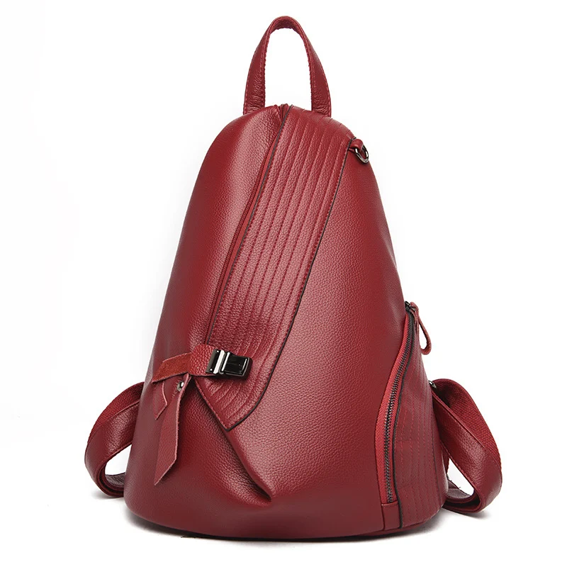 Title 7, Mochila feminina de couro macio para moda. Conf...