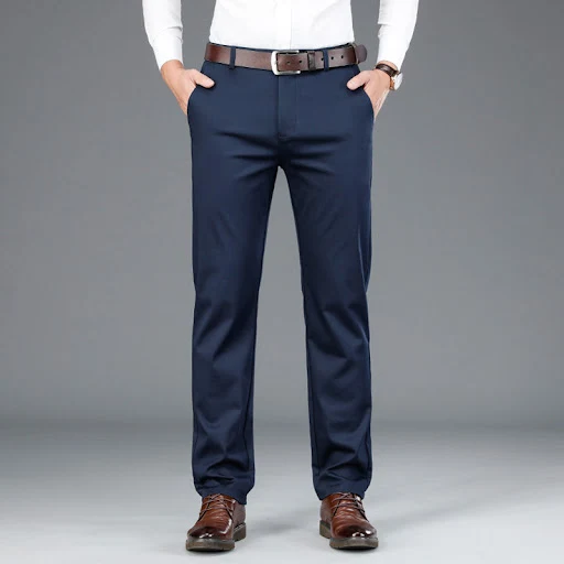 Title 2, Mens Middle-Aged Loose Business Casual Pants C...