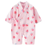 Macacão fino de verão para bebês, roupa de bebê leve e respirável, perfeito para os dias quentes, confortável e ideal para recém-nascidos. — foto 1