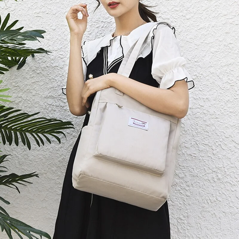Title 6, One-shoulder shopping bag laptop bag shockproof...