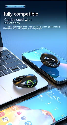Title 13, Clip-on Bluetooth Headset Wireless Ultra-long L...