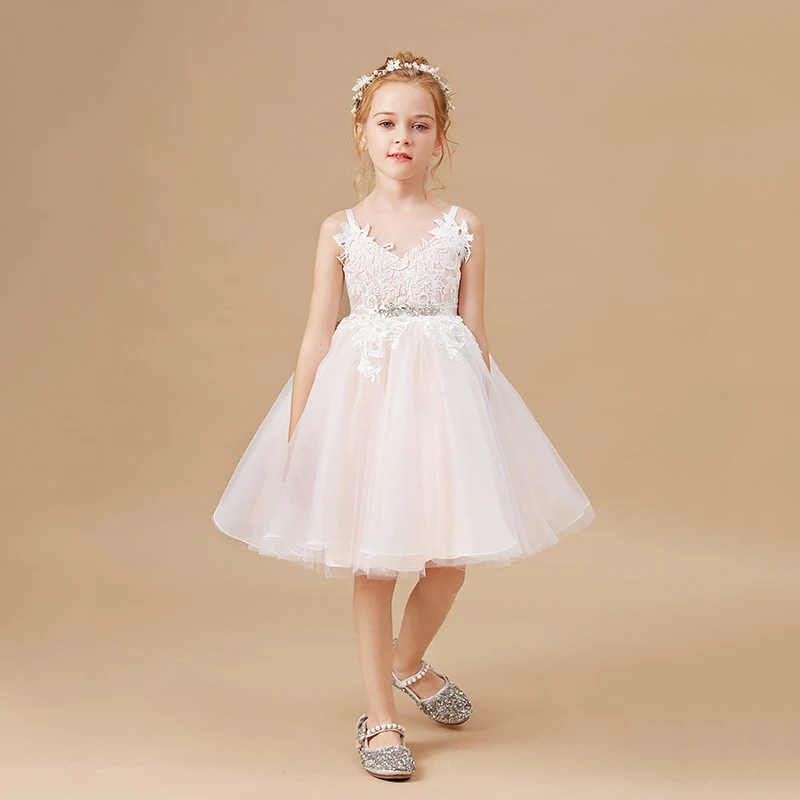 Title 3, Abendkleid Prinzessin Tüll Tutu Rock Blumenmädc...