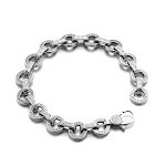 Anel antigo de prata esterlina e pulseira com fivela. Elegância vintage atemporal. Conforto e estilo, perfeito para qualquer look. Ajustável. — foto 2