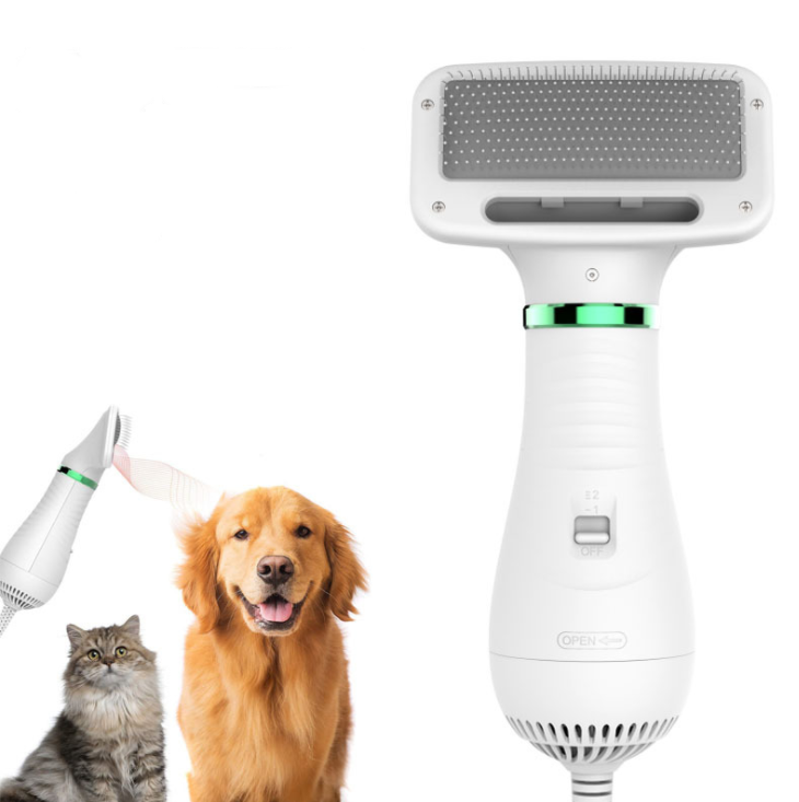 Title 6, 2 in 1 Pet Drying Brush Pet Hair Dryer Comb. Dr...