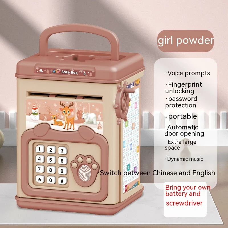 Children's Savings Bank Electric Sound and Light Fun Intelligent Automatic Money Changer Encourages Saving Habits — photo 7