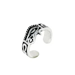 Anel geométrico estiloso e simples para homens com personalidade. Design moderno e elegante para complementar seu visual. Compre agora! — foto 3