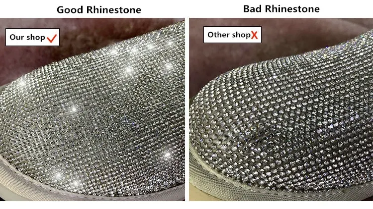 Title 4, Womens short boots with rhinestones and full s...