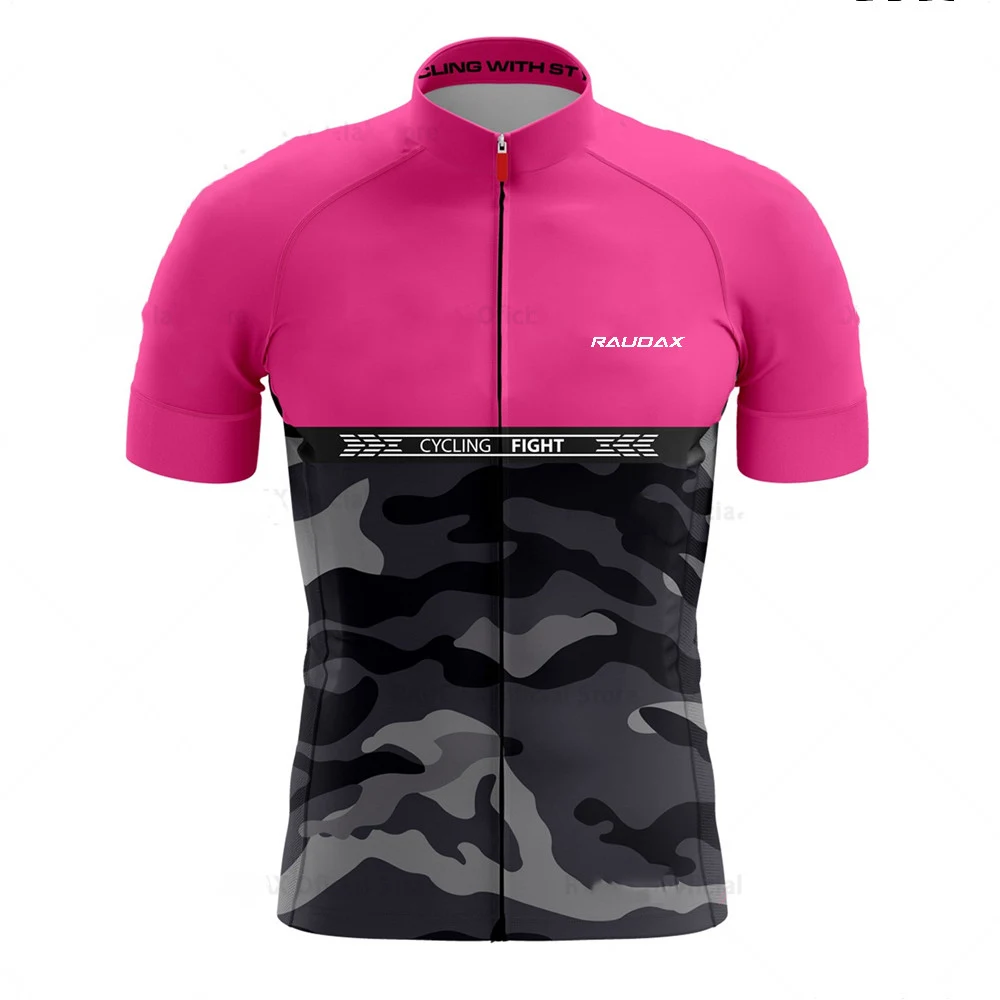 Jersey de Ciclismo Pro Team Raudax Camuflaje e Bretelle 19D Masculinas. Conjunto de Ciclismo para Bicicleta. Conforto e Performance. Ropa Ciclismo. — foto 5