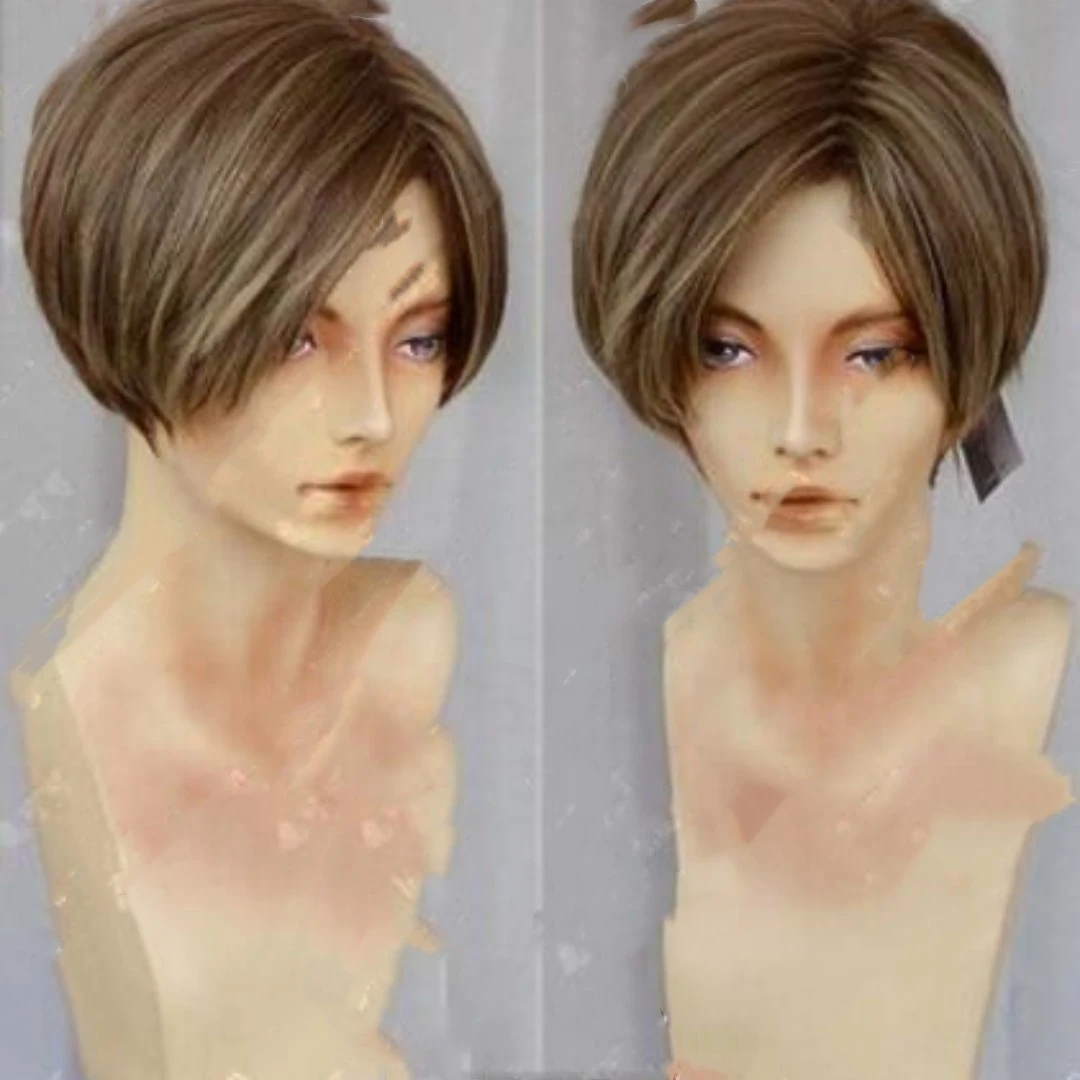 Peruca Cosplay Novo Estilo Cabelo Curto. Ideal para Festas e Eventos. Transforme seu visual com esta peruca estilosa e prática. — foto 1