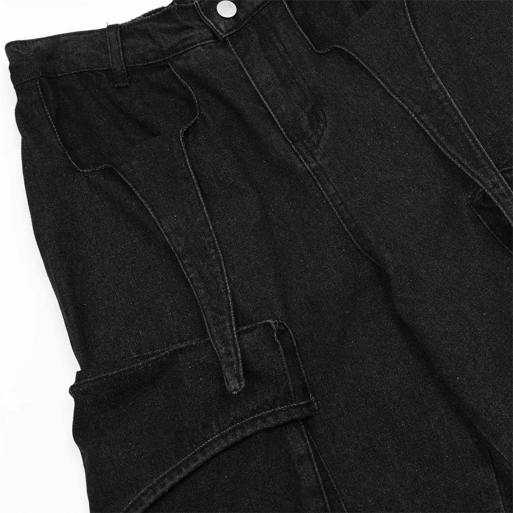 Men's Loose Cool Washed Wide-leg Pants offer relaxed comfort and breathability. Perfect for casual wear, these pants pro — photo 5