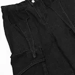 Men's Loose Cool Washed Wide-leg Pants offer relaxed comfort and breathability. Perfect for casual wear, these pants pro — photo 5