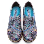 Sapatos Planos Étnicos de Tamanho Grande, Estilo Casual, Sem Cadarço, Vintage, Rasos, com Elástico para Conforto e Estilo — foto 3