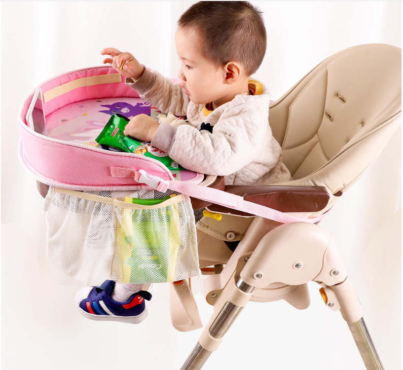 Baby Car Seat Tray Table Durable travel table for kids, easy to clean surface, perfect for snacks, toys and activities o — photo 1