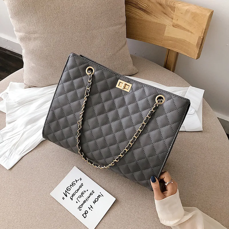 Title 6, Bolsa Grande Mensageiro de Corrente Romboidal U...