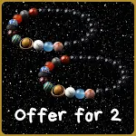 Pulseira Universo Galáxia Oito Planetas — foto 8