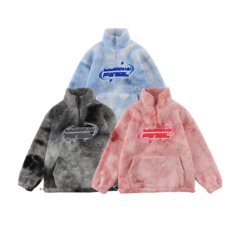 Casaco de moletom solto de lã de cordeiro, unissex, aconchegante e macio, ideal para o inverno e climas frios, estilo casual e confortável. — foto 5