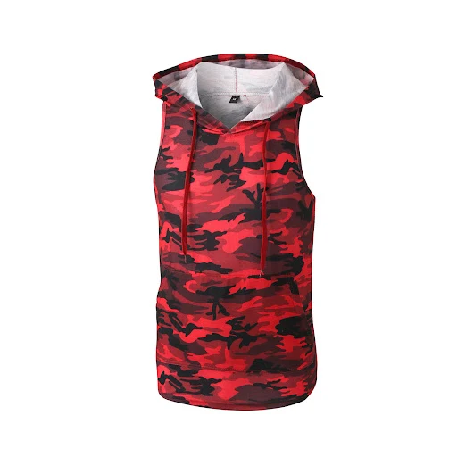 Title 6, Sleeveless paneled pullover hooded vest