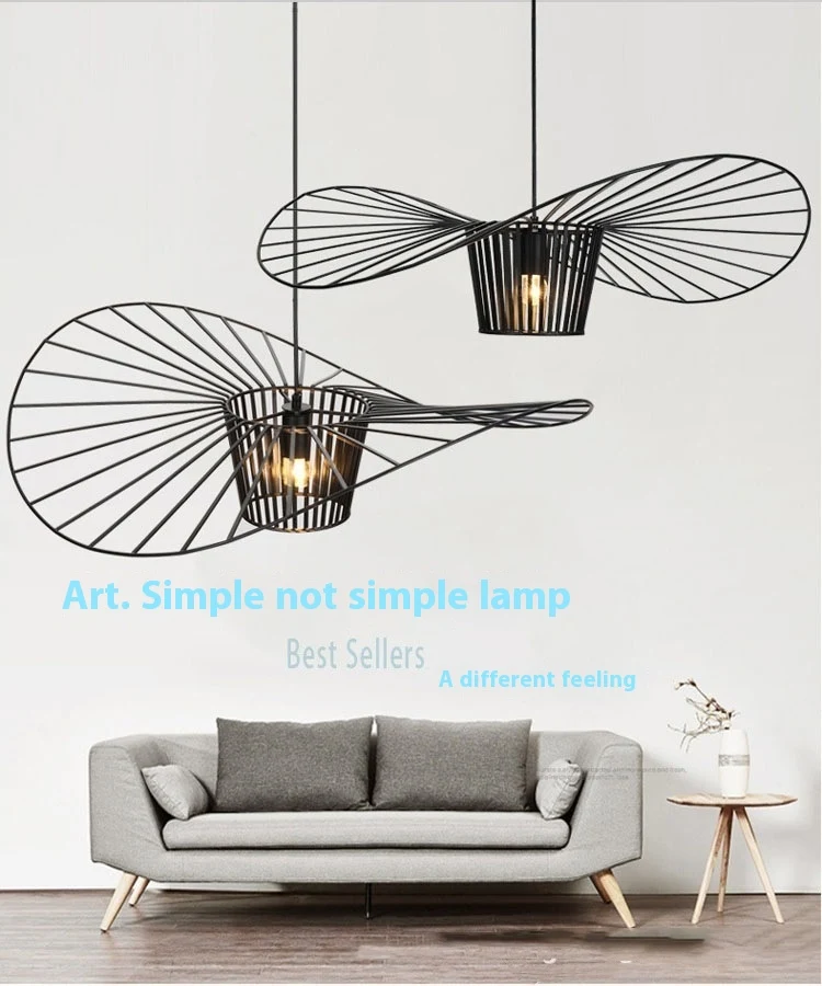 Title 2, Creative Decorative Dip LED Chandelier for Rest...