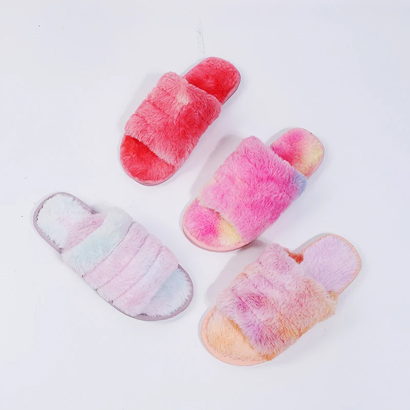 Title 9, New Autumn And Winter Fluffy Slippers Women War...