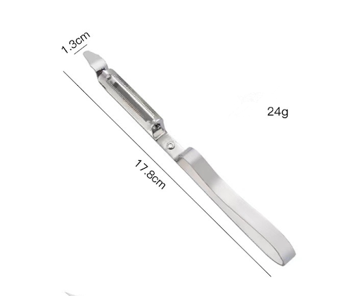 Title 3, Stainless Steel Peeler Set, Three-Piece for Fru...