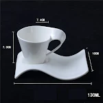 European Coffee Mug Espresso Cup, perfect for your daily coffee. Enjoy rich espresso in style, with its durable design a — photo 1