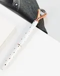 White rose gold dot