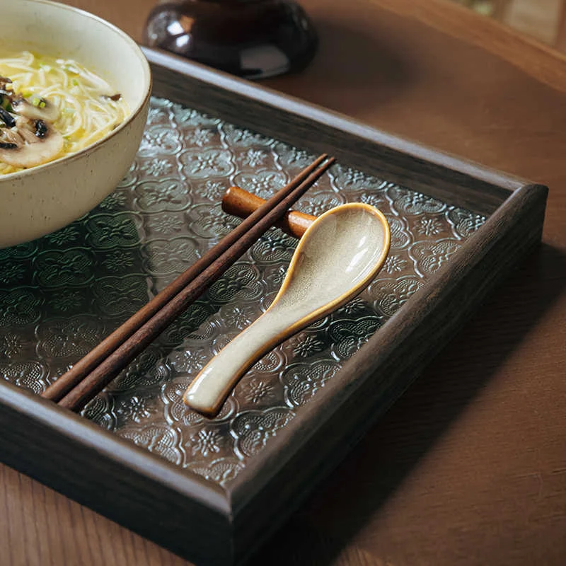 Title 3, Starry Sky Glaze Kiln Ceramic Spoon for drinks,...