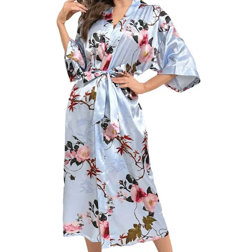 Title 6, Summer Breathable Thin Fashion Big Flower Print...