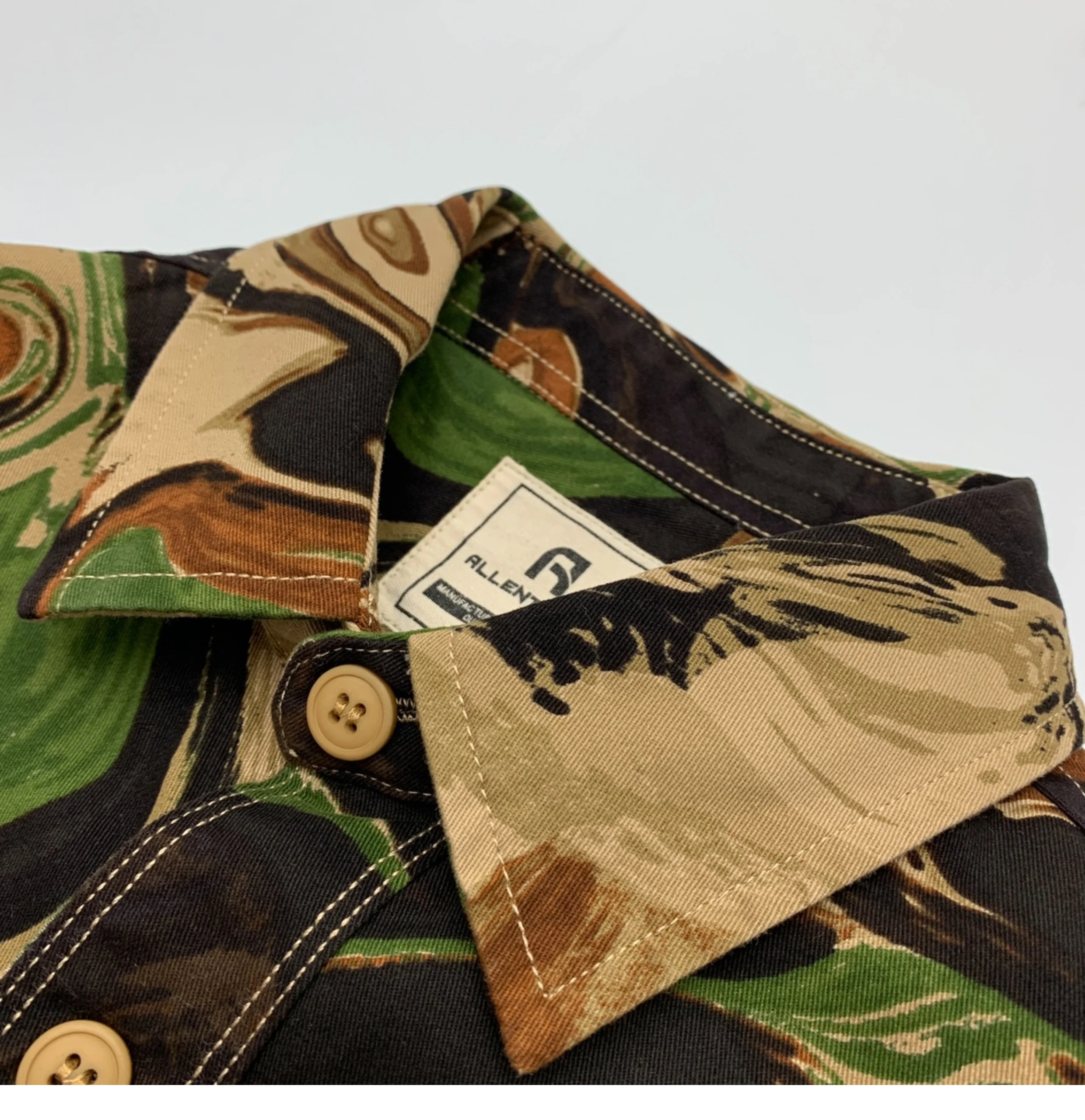 Title 4, Mens Beautiful Camouflage Shirt Japanese-style...