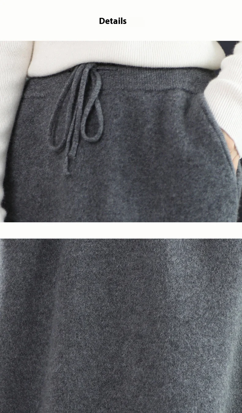 Title 4, Saia de cashmere delicada e elegante amarrada p...