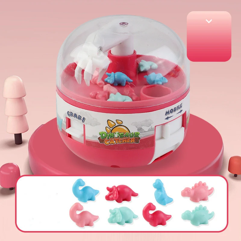 Máquina de pegar dinossauros Gashapon para crianças Brinquedos infantis Miniatura. Diversão garantida, estimula a coordenação motora e a imaginação. — foto 3