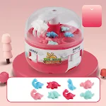 Máquina de pegar dinossauros Gashapon para crianças Brinquedos infantis Miniatura. Diversão garantida, estimula a coordenação motora e a imaginação. — foto 3
