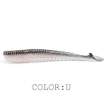 Señuelo de agua dulce T-Tail con anzuelo de plomo – Atrae peces con su movimiento realista y diseño suave. Perfecto para pesca efectiva. — foto 6