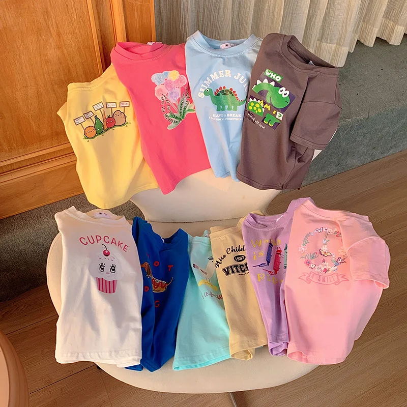 Title 6, Kinder T-shirt met cartoonprint. Een comfortabe...