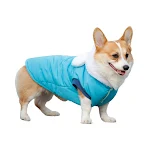 Fashionable Snowy Weather Pet Cotton Clothes featuring a Cute Teddy Fadou Corgi Winter Hooded design, keeping your dog w — photo 5