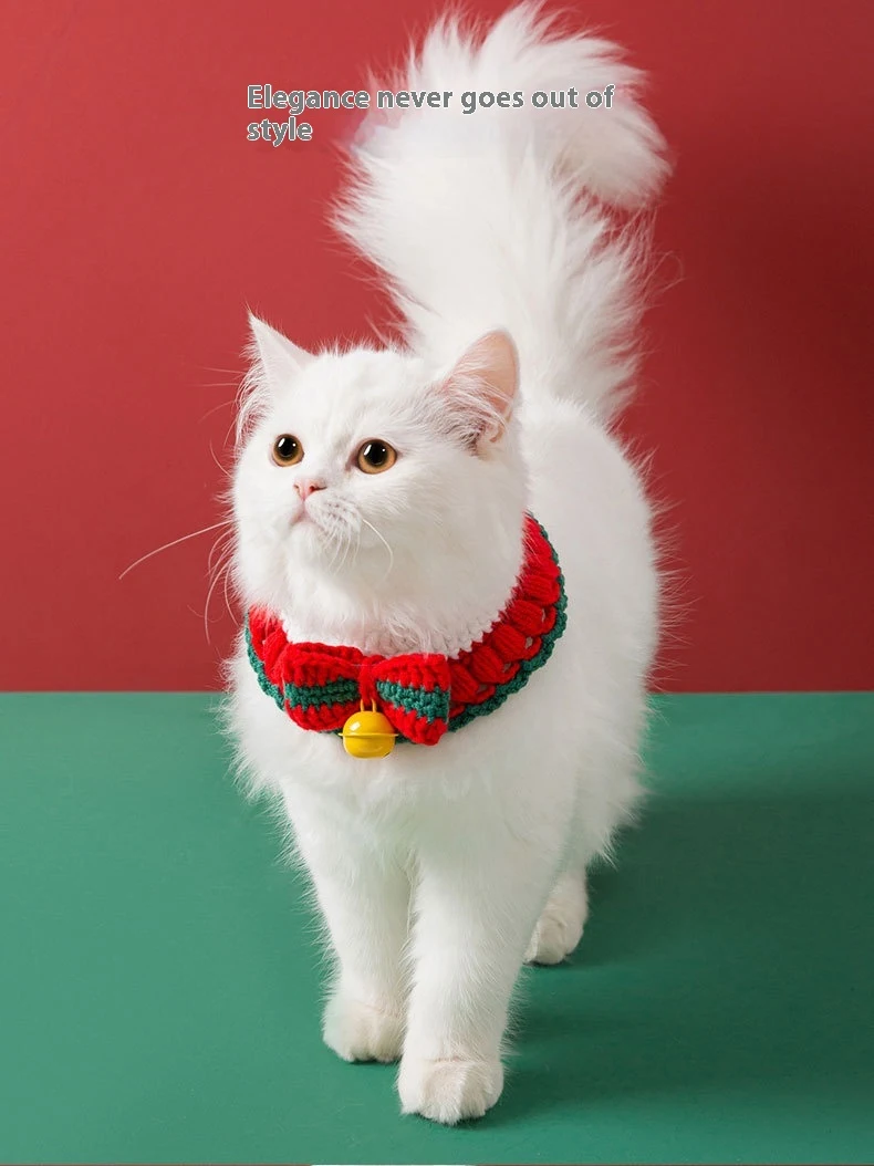 Title 5, Christmas Pet Woven Milk Cotton Hand Knitting Y...
