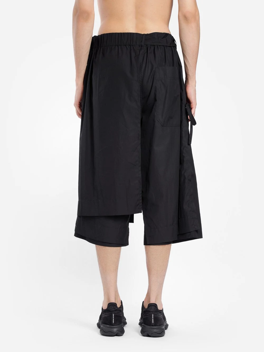 Double-layer deconstructed loose cropped casual pants, offering a comfortable and stylish everyday look, perfect for rel — photo 4