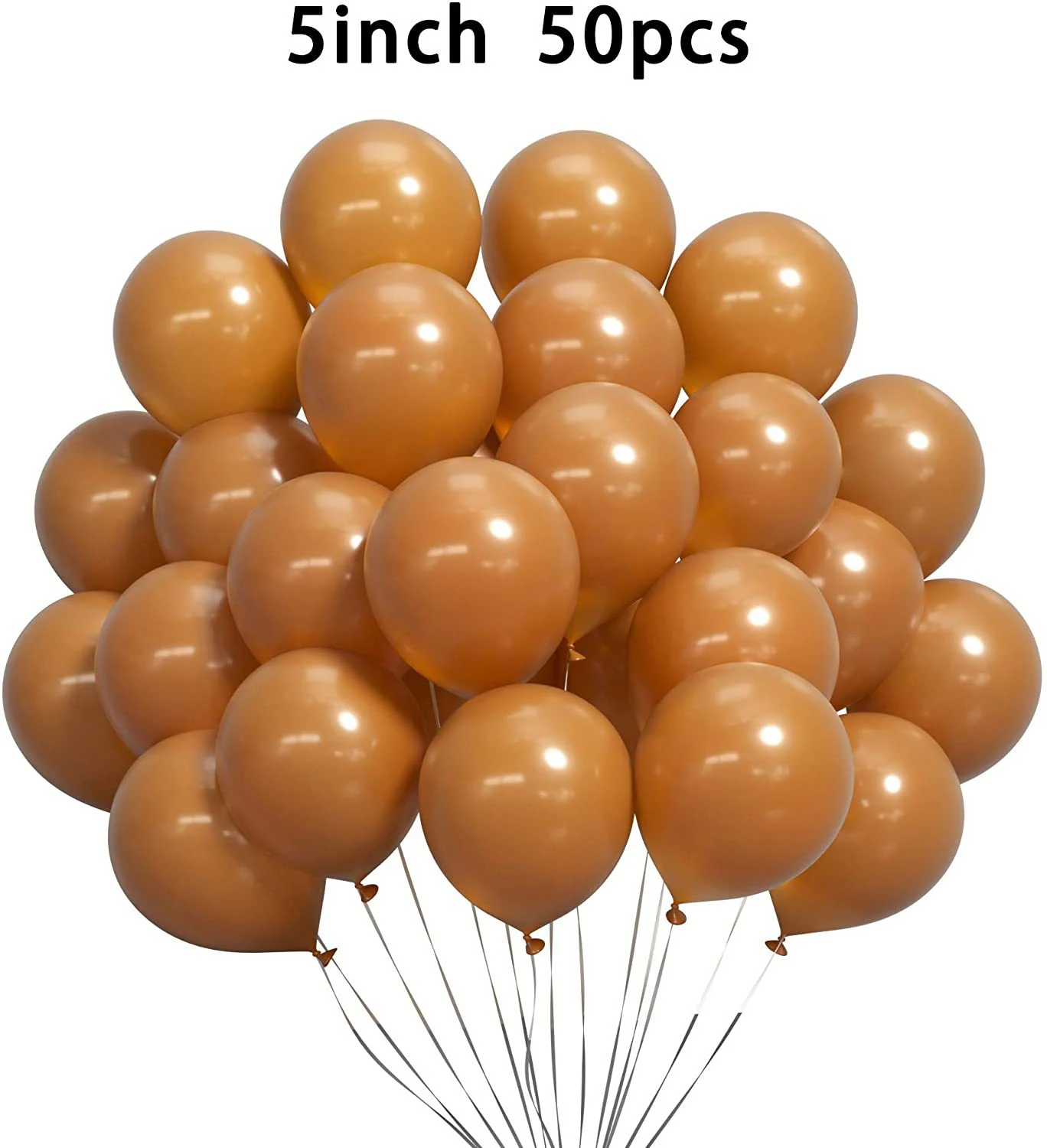 Title 2, 5 Inch Retro Color Latex Balloons 50PCS 1.6 G S...