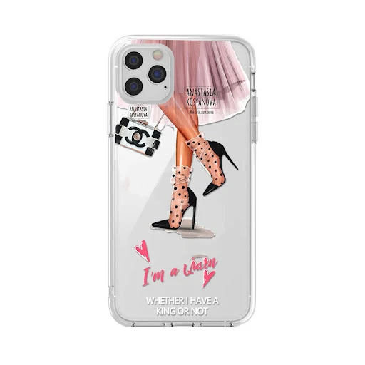 Title 8, Etui na telefon Fashion Lady Przezroczysty TPU ...