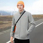 Jaqueta masculina de fleece Trailer quente e à prova de vento Ideal para atividades ao ar livre e climas frios Conforto e proteção — foto 2