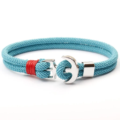 Title 4, Pulseira de âncora de corda de mão do ano de casal