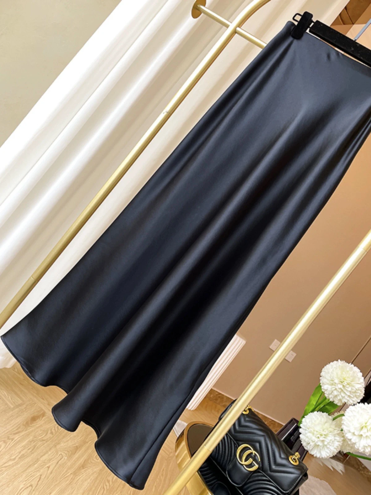 Title 16, Fashion Personalized Satin Acetate Skirt For Wo...