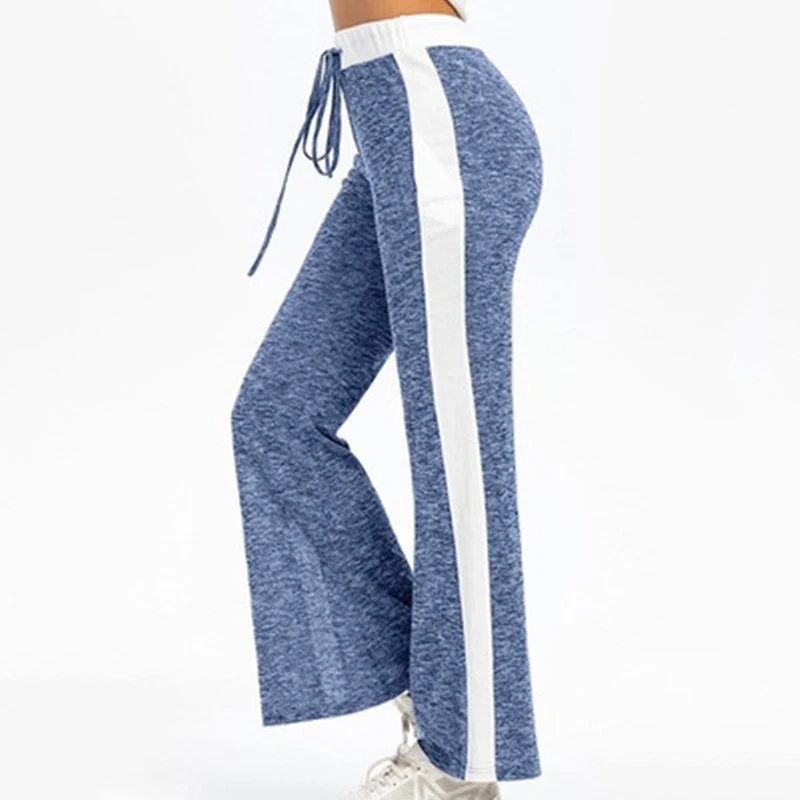 Title 2, Womens Fashion Loose Lace-up Printed Pants for...