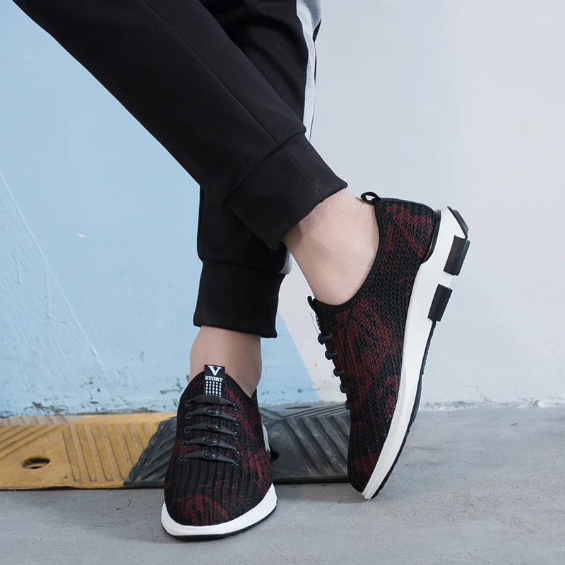 Men's Sports Casual Shoes Lycra Fashion Korean Style Trendy Footwear Comfortable and Stylish Shoes for Daily Wear and Li — photo 5