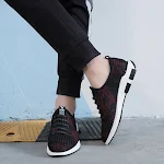 Men's Sports Casual Shoes Lycra Fashion Korean Style Trendy Footwear Comfortable and Stylish Shoes for Daily Wear and Li — photo 5
